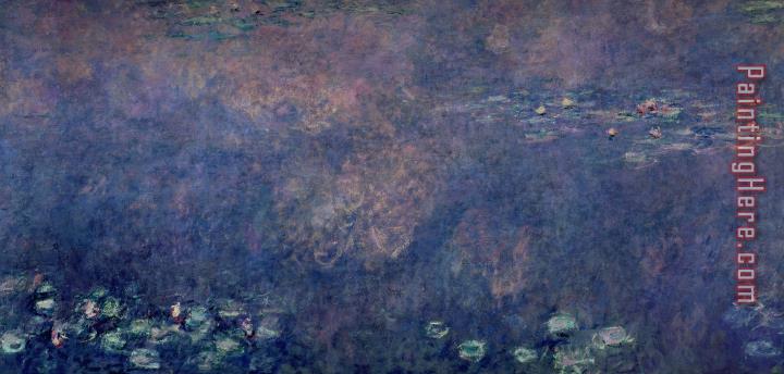 Claude Monet Waterlilies Two Weeping Willows